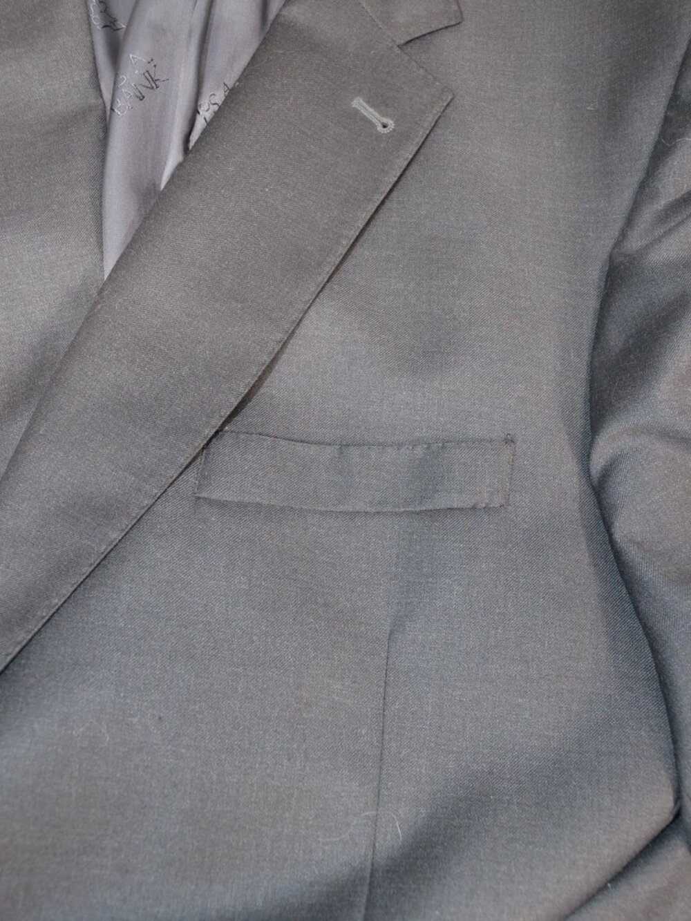 Jos. A. Bank Signature Gold Suit Jacket -- Charcoal -- 48L Long EUC